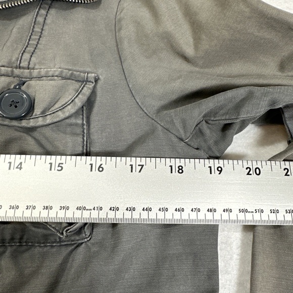 GAP Women's Charcoal Utility Jacket Size L - Picture 3 of 5